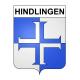 Hindlingen Sticker wappen, gelsenkirchen, augsburg, klebender aufkleber