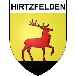 Hirtzfelden Sticker wappen, gelsenkirchen, augsburg, klebender aufkleber