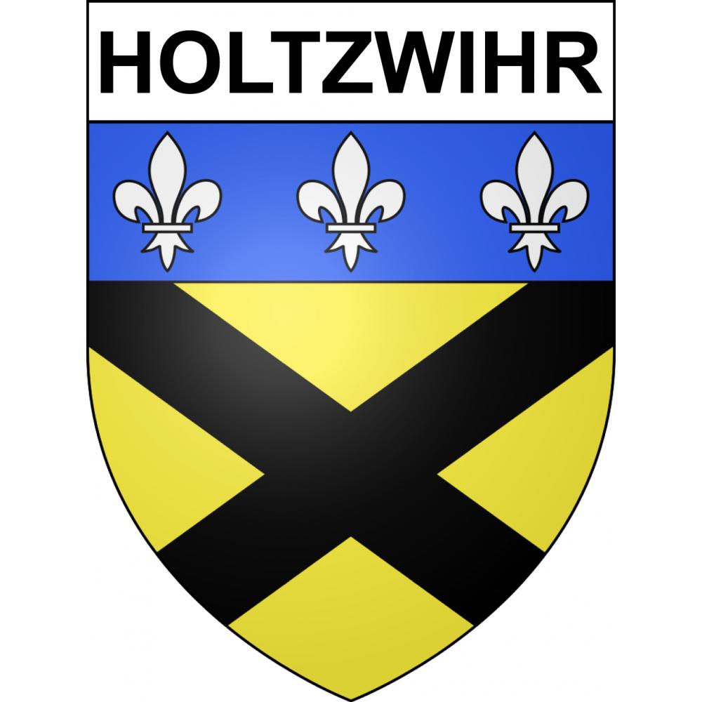 Holtzwihr 68 ville sticker blason écusson autocollant adhésif