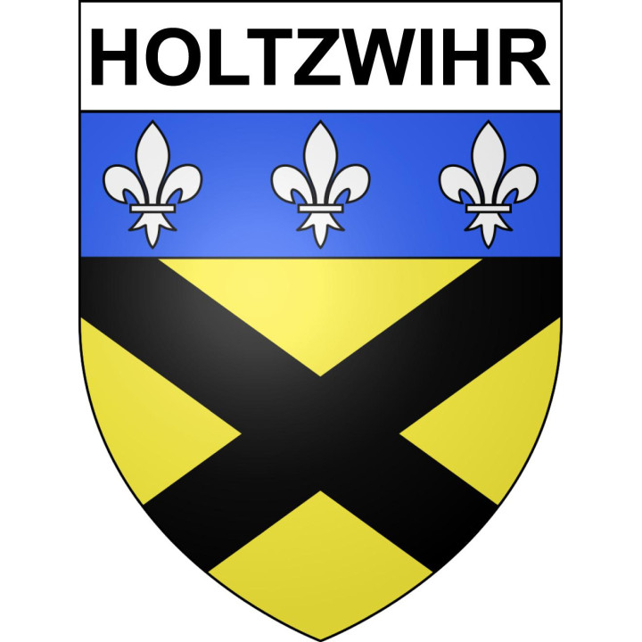 Holtzwihr Sticker wappen, gelsenkirchen, augsburg, klebender aufkleber
