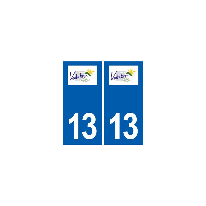 13 Venelles logo ville autocollant plaque sticker