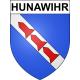Hunawihr 68 ville sticker blason écusson autocollant adhésif
