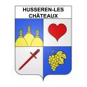 Adesivi stemma Husseren-les-Châteaux adesivo