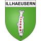 Stickers coat of arms Illhaeusern adhesive sticker
