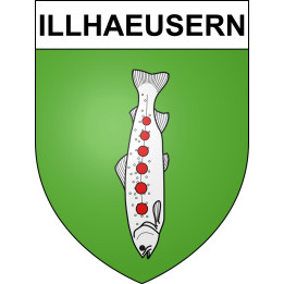 Stickers coat of arms Illhaeusern adhesive sticker