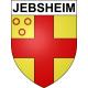 Jebsheim Sticker wappen, gelsenkirchen, augsburg, klebender aufkleber