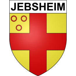 Stickers coat of arms Jebsheim adhesive sticker