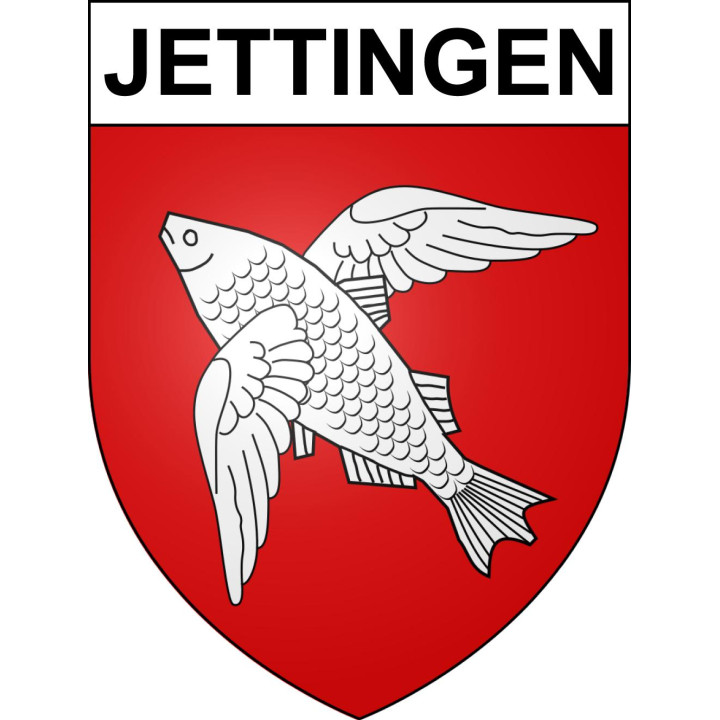 Jettingen Sticker wappen, gelsenkirchen, augsburg, klebender aufkleber