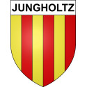 Pegatinas escudo de armas de Jungholtz adhesivo de la etiqueta engomada