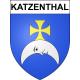 Stickers coat of arms Katzenthal adhesive sticker