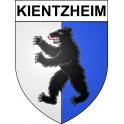Pegatinas escudo de armas de Kientzheim adhesivo de la etiqueta engomada