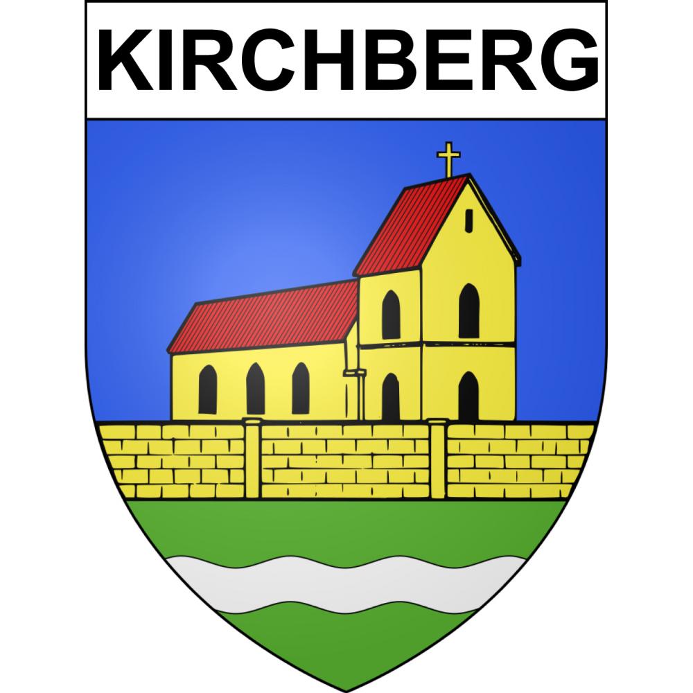Stickers coat of arms Kirchberg adhesive sticker