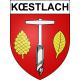 Kœstlach Sticker wappen, gelsenkirchen, augsburg, klebender aufkleber