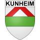 Stickers coat of arms Kunheim adhesive sticker