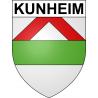 Kunheim Sticker wappen, gelsenkirchen, augsburg, klebender aufkleber