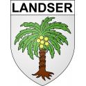 Stickers coat of arms Landser adhesive sticker