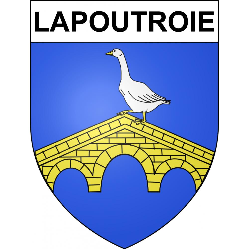 Adesivi stemma Lapoutroie adesivo