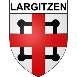 Largitzen Sticker wappen, gelsenkirchen, augsburg, klebender aufkleber