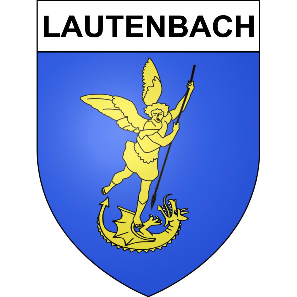 Lautenbach 68 ville sticker blason écusson autocollant adhésif