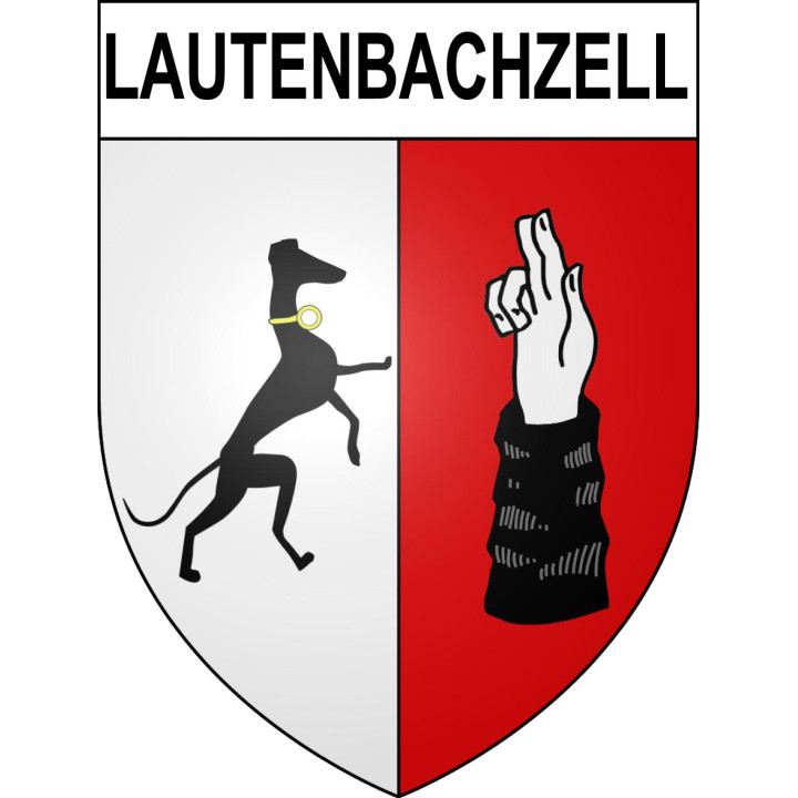 Lautenbachzell 68 ville sticker blason écusson autocollant adhésif