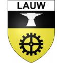 Stickers coat of arms Lauw adhesive sticker