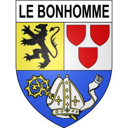 Stickers coat of arms Le Bonhomme adhesive sticker