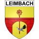 Pegatinas escudo de armas de Leimbach adhesivo de la etiqueta engomada
