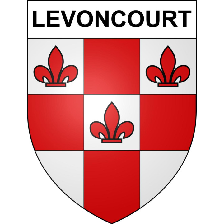 Levoncourt 68 ville sticker blason écusson autocollant adhésif