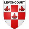 Pegatinas escudo de armas de Levoncourt adhesivo de la etiqueta engomada