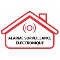 Adesivo di controllo dell'allarme elettronico adesivi logo10