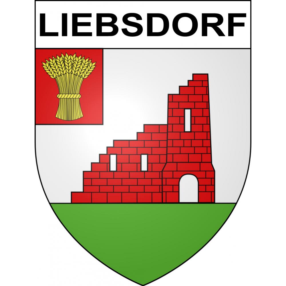 Stickers coat of arms Liebsdorf adhesive sticker