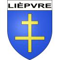 Pegatinas escudo de armas de Lièpvre adhesivo de la etiqueta engomada