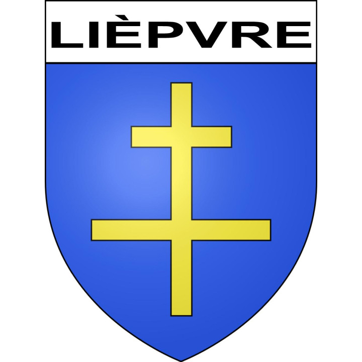 Lièpvre 68 ville sticker blason écusson autocollant adhésif