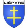 Lièpvre 68 ville sticker blason écusson autocollant adhésif