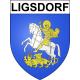 Ligsdorf 68 ville sticker blason écusson autocollant adhésif
