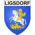 Stickers coat of arms Ligsdorf adhesive sticker