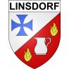 Stickers coat of arms Linsdorf adhesive sticker