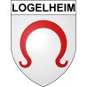 Logelheim Sticker wappen, gelsenkirchen, augsburg, klebender aufkleber