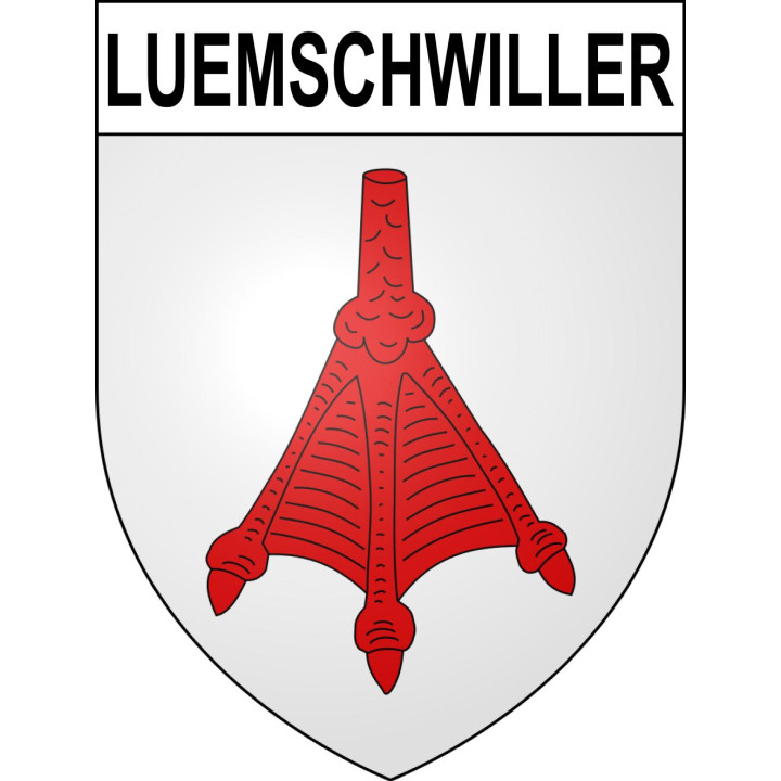 Luemschwiller 68 ville sticker blason écusson autocollant adhésif