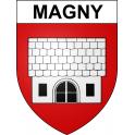 Stickers coat of arms Magny adhesive sticker