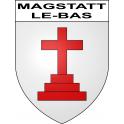Stickers coat of arms Magstatt-le-Bas adhesive sticker