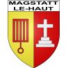 Magstatt-le-Haut 68 ville sticker blason écusson autocollant adhésif