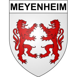Meyenheim 68 ville sticker blason écusson autocollant adhésif