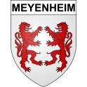 Pegatinas escudo de armas de Meyenheim adhesivo de la etiqueta engomada