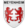 Meyenheim Sticker wappen, gelsenkirchen, augsburg, klebender aufkleber