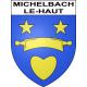 Michelbach-le-Haut Sticker wappen, gelsenkirchen, augsburg, klebender aufkleber