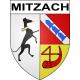 Mitzach Sticker wappen, gelsenkirchen, augsburg, klebender aufkleber