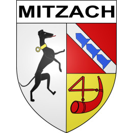 Stickers coat of arms Mitzach adhesive sticker
