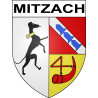 Mitzach 68 ville sticker blason écusson autocollant adhésif