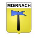 Pegatinas escudo de armas de Mœrnach adhesivo de la etiqueta engomada